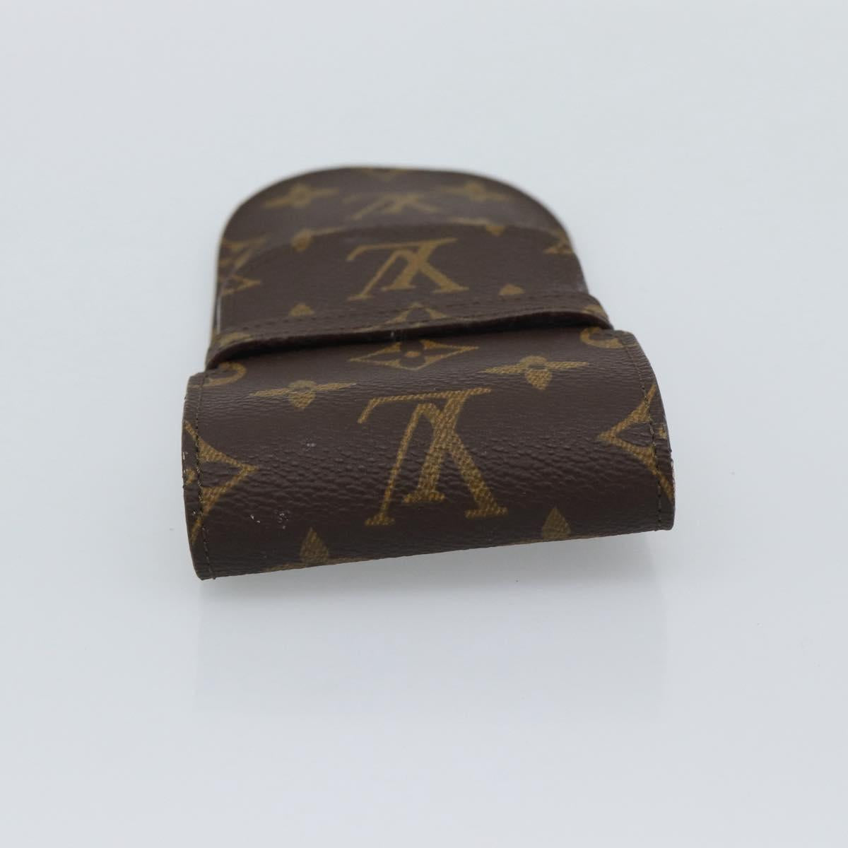 LOUIS VUITTON Monogram Etui a Lunettes Rabat Glasses Case M62970 LV Auth BA14270