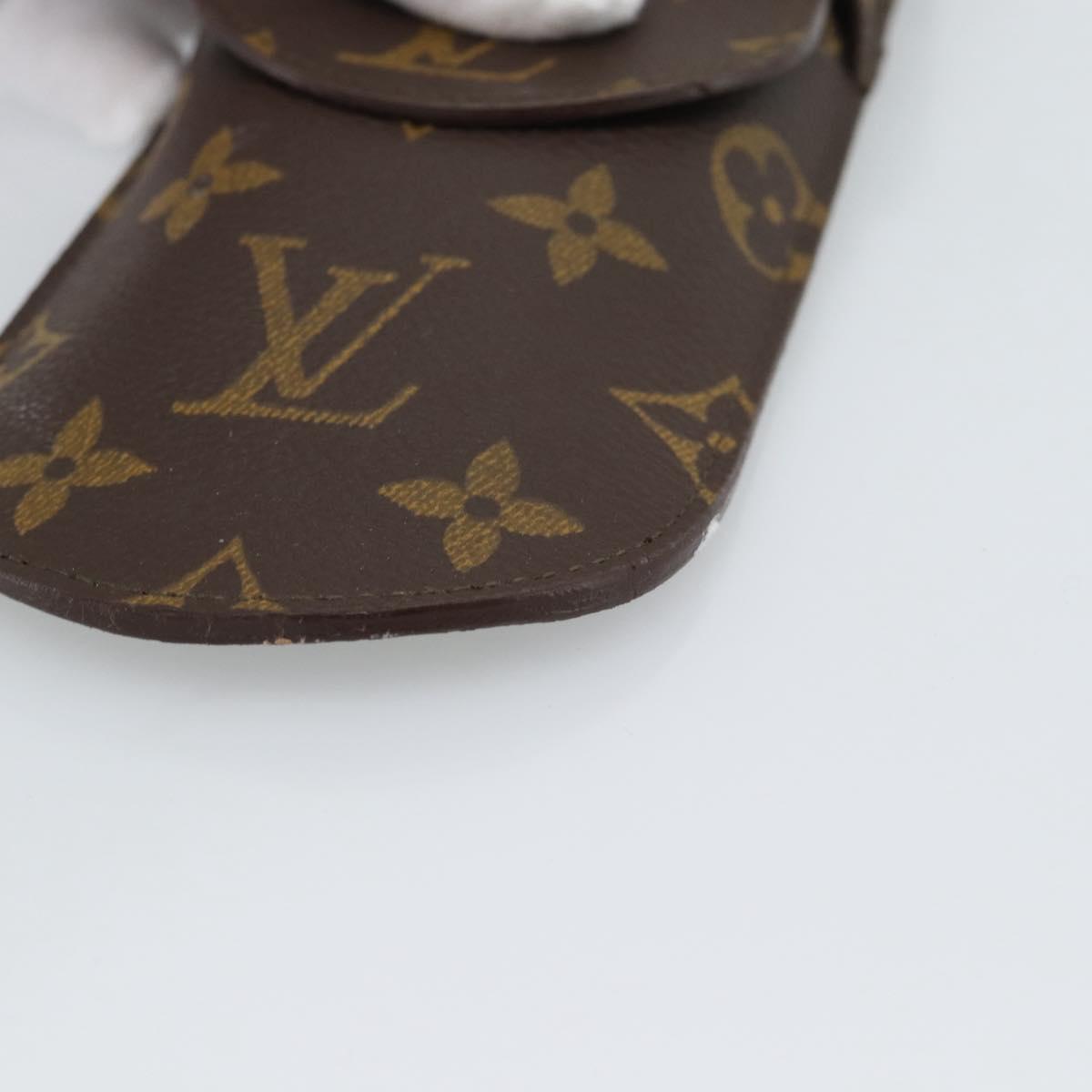 LOUIS VUITTON Monogram Etui a Lunettes Rabat Glasses Case M62970 LV Auth BA14270