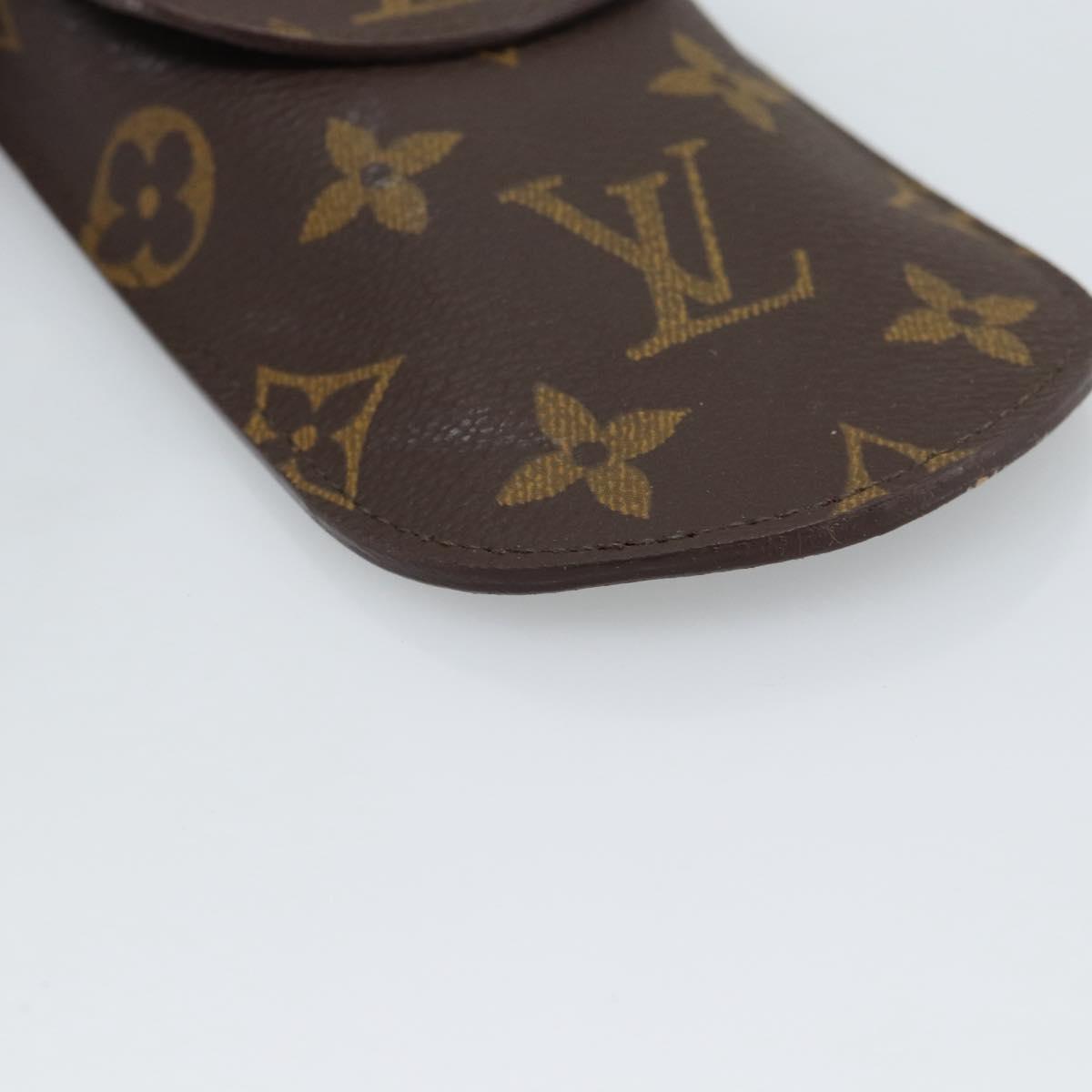 LOUIS VUITTON Monogram Etui a Lunettes Rabat Glasses Case M62970 LV Auth BA14270