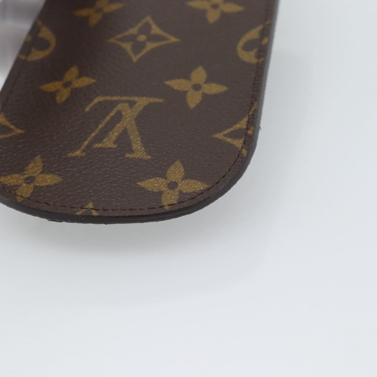 LOUIS VUITTON Monogram Etui a Lunettes Rabat Glasses Case M62970 LV Auth BA14271