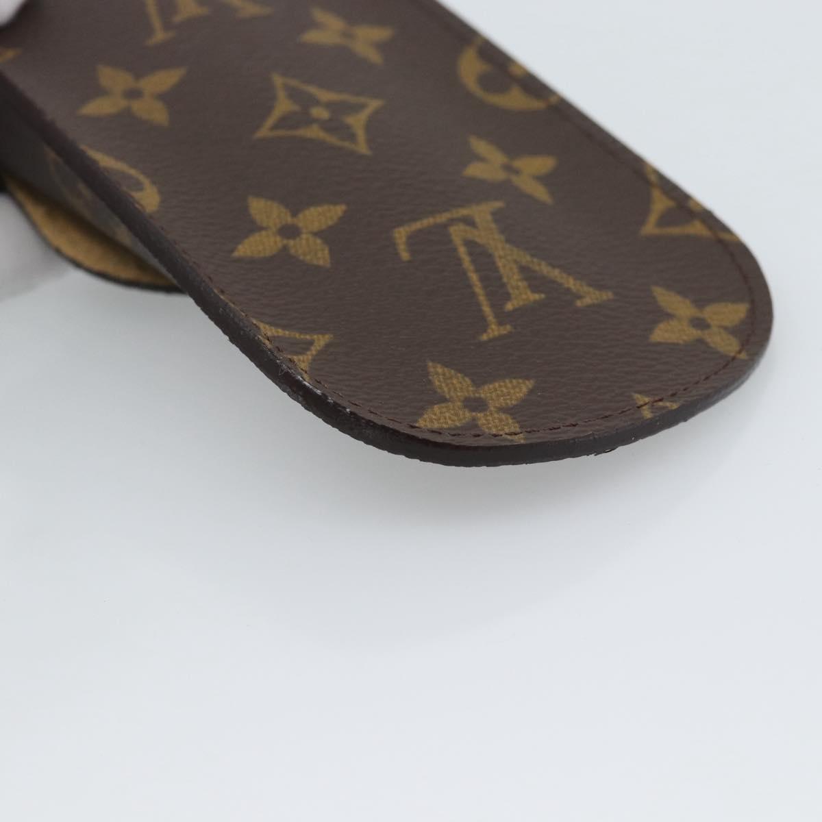 LOUIS VUITTON Monogram Etui a Lunettes Rabat Glasses Case M62970 LV Auth BA14271