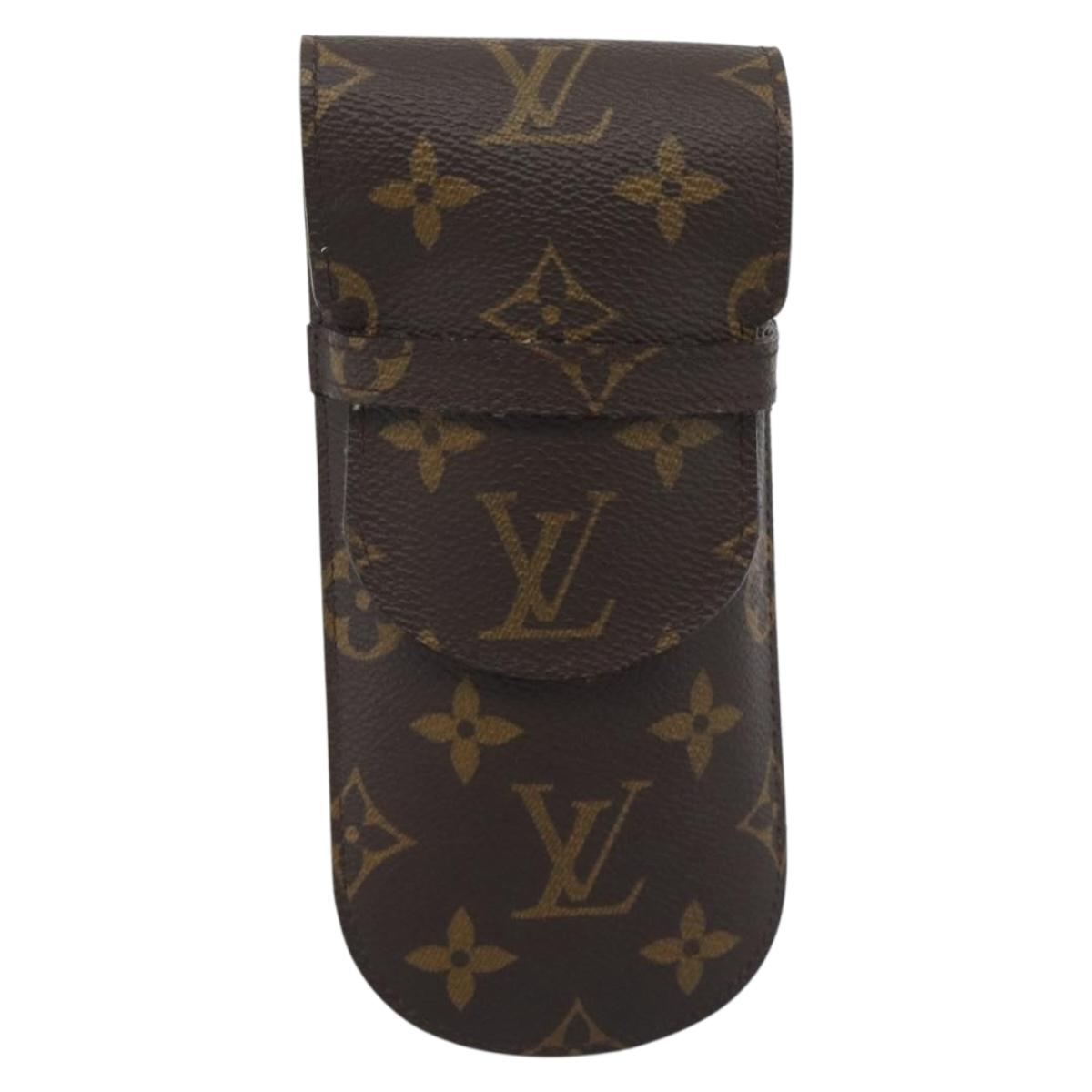 LOUIS VUITTON Monogram Etui a Lunettes Rabat Glasses Case M62970 LV Auth BA14271