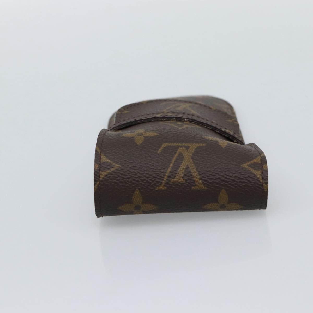 LOUIS VUITTON Monogram Etui a Lunettes Rabat Glasses Case M62970 LV Auth BA14271