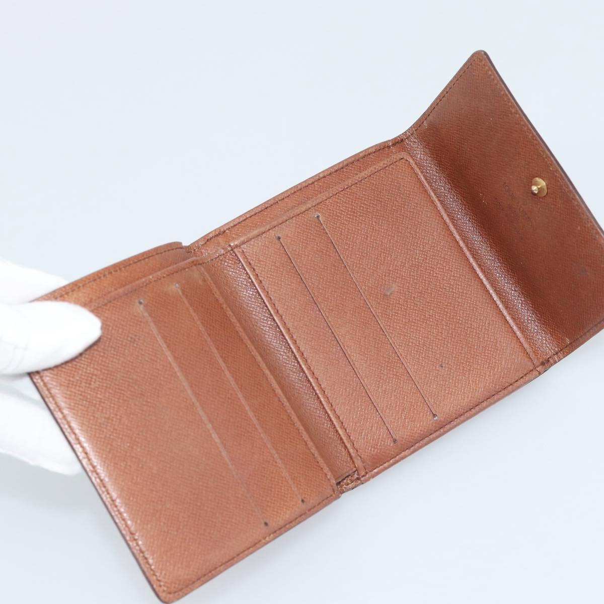 LOUIS VUITTON Monogram Porte Monnaie Bier Cartes Crdit M61652 LV Auth BA14273
