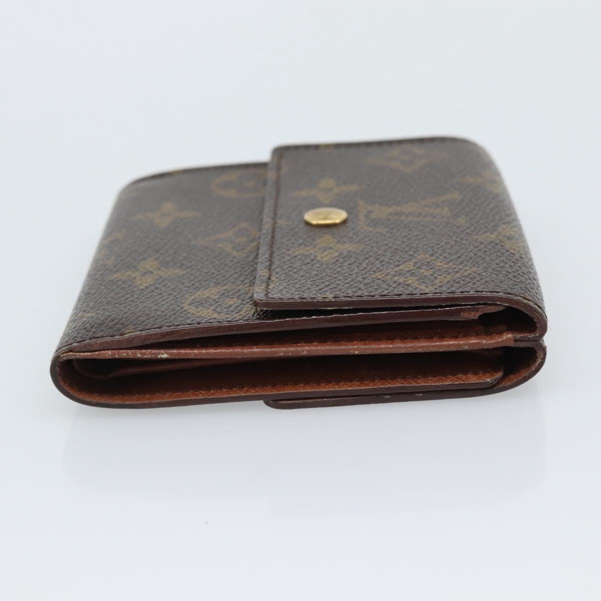 LOUIS VUITTON Monogram Porte Monnaie Bier Cartes Crdit M61652 LV Auth BA14273