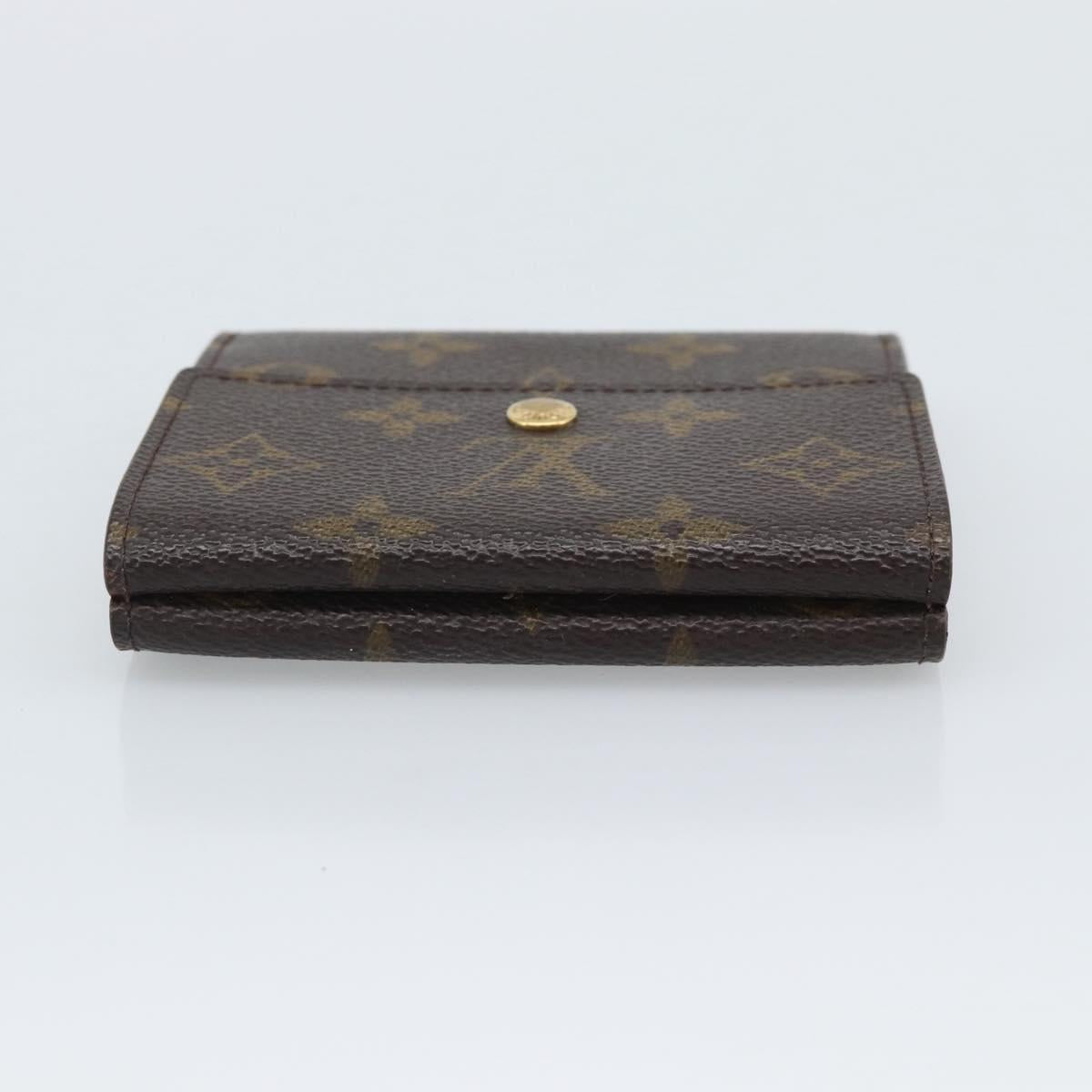 LOUIS VUITTON Monogram Porte Monnaie Bier Cartes Crdit M61652 LV Auth BA14273
