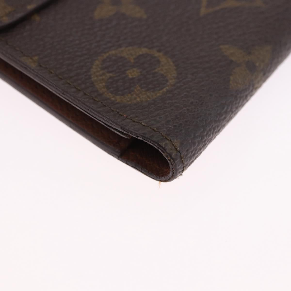 LOUIS VUITTON Monogram Pochette Passpole Trifold Wallet M60135 LV Auth BA14275