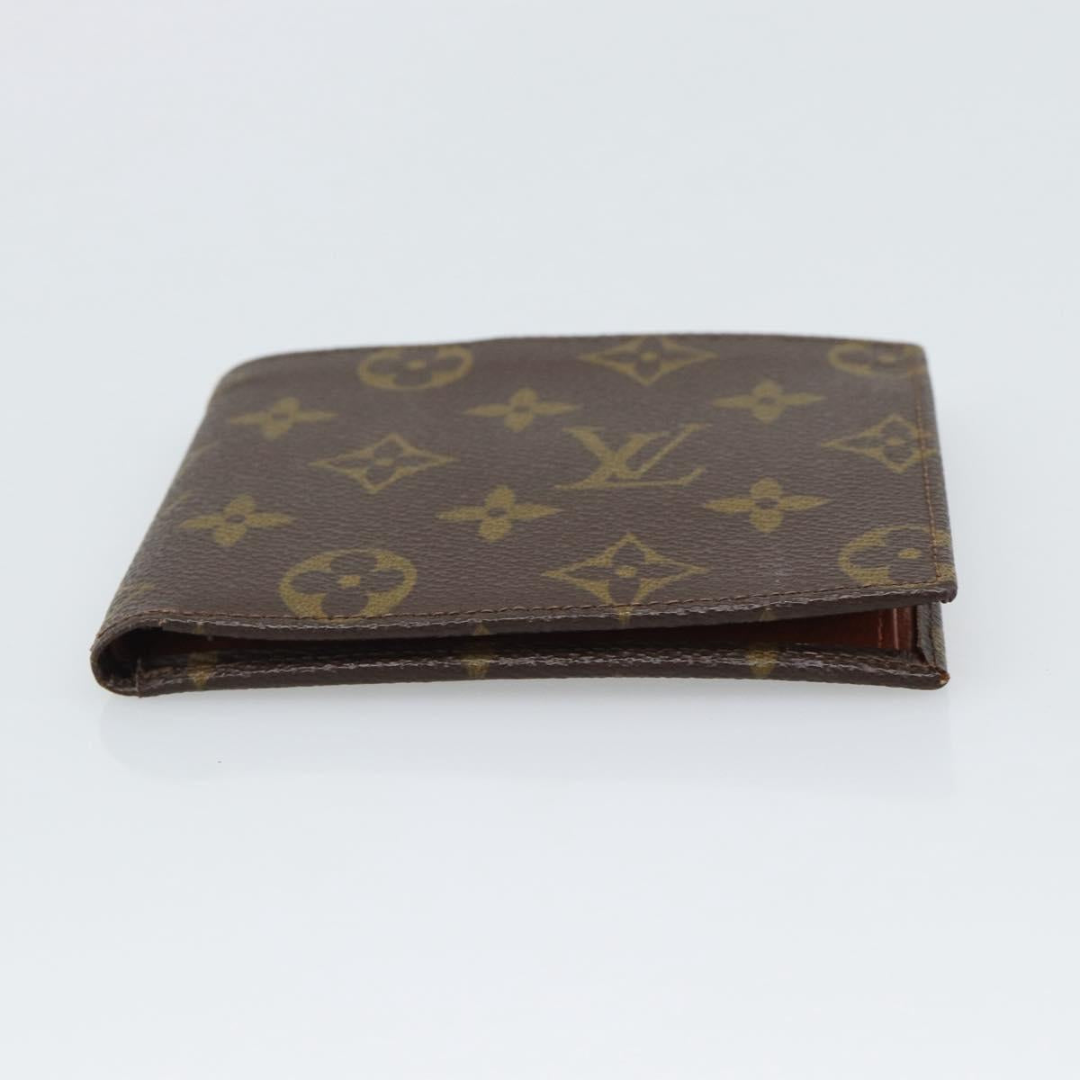 LOUIS VUITTON Monogram Eclipse Portefeuille Marco NM Wallet LV Auth BA14276