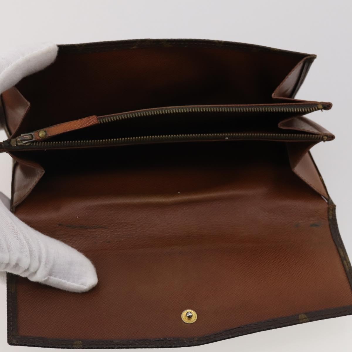 LOUIS VUITTON Monogram Damier Azur Wallet 5 Set LV Auth BA14277