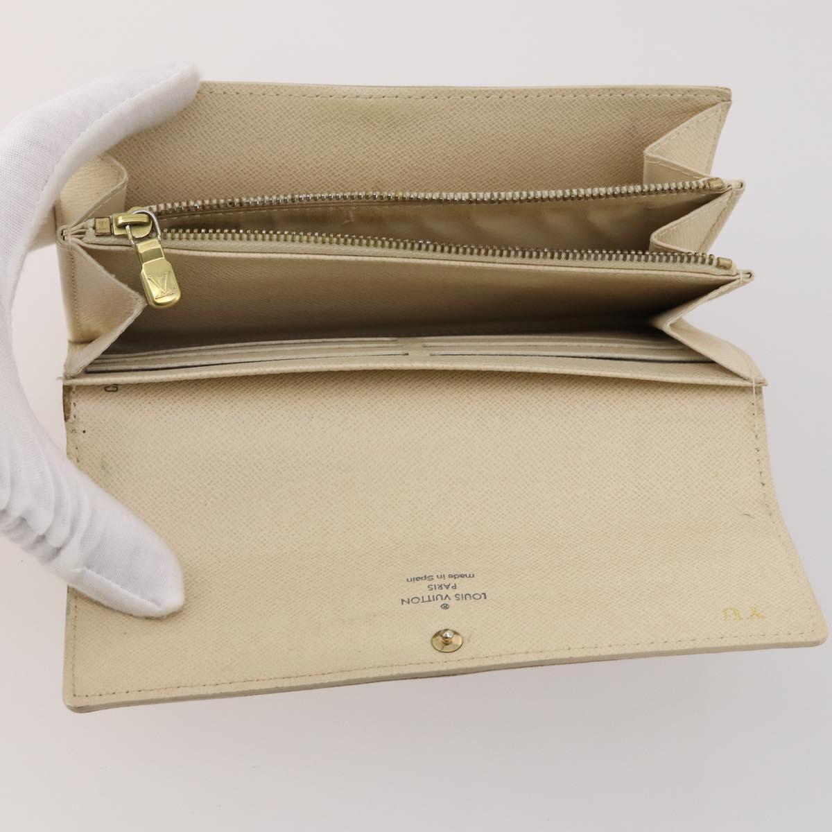 LOUIS VUITTON Monogram Damier Azur Wallet 5 Set LV Auth BA14277