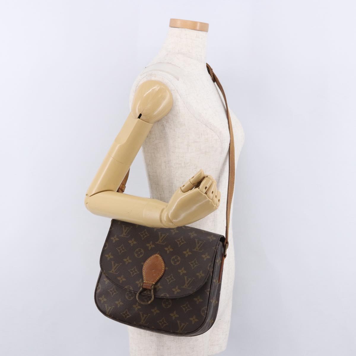 LOUIS VUITTON Monogram Saint Cloud GM Shoulder Bag M51242 LV Auth BA14303