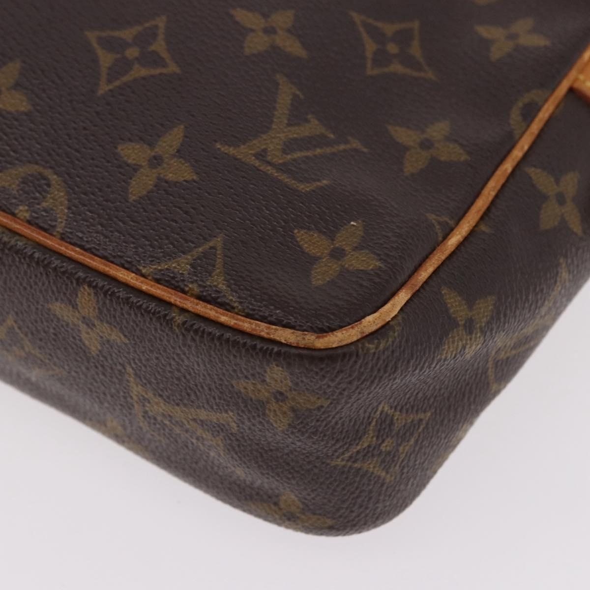 LOUIS VUITTON Monogram Compiegne 23 Clutch Bag M51847 LV Auth BA14308