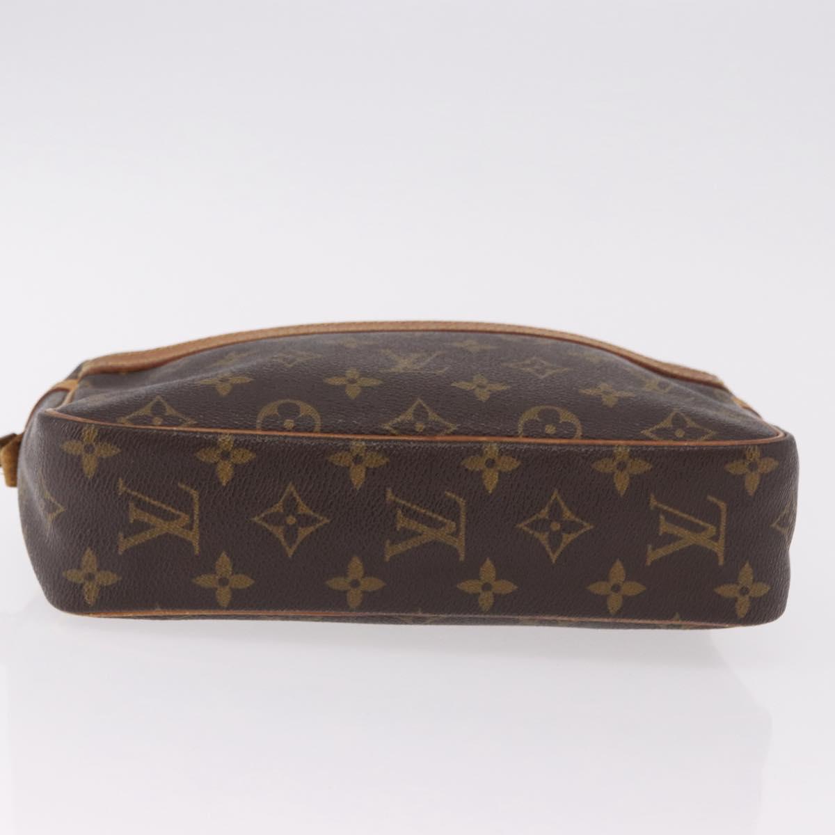 LOUIS VUITTON Monogram Compiegne 23 Clutch Bag M51847 LV Auth BA14308