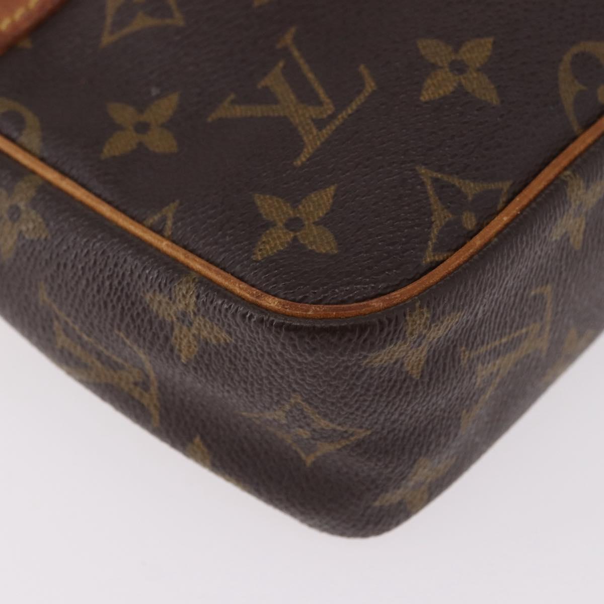 LOUIS VUITTON Monogram Compiegne 23 Clutch Bag M51847 LV Auth BA14308