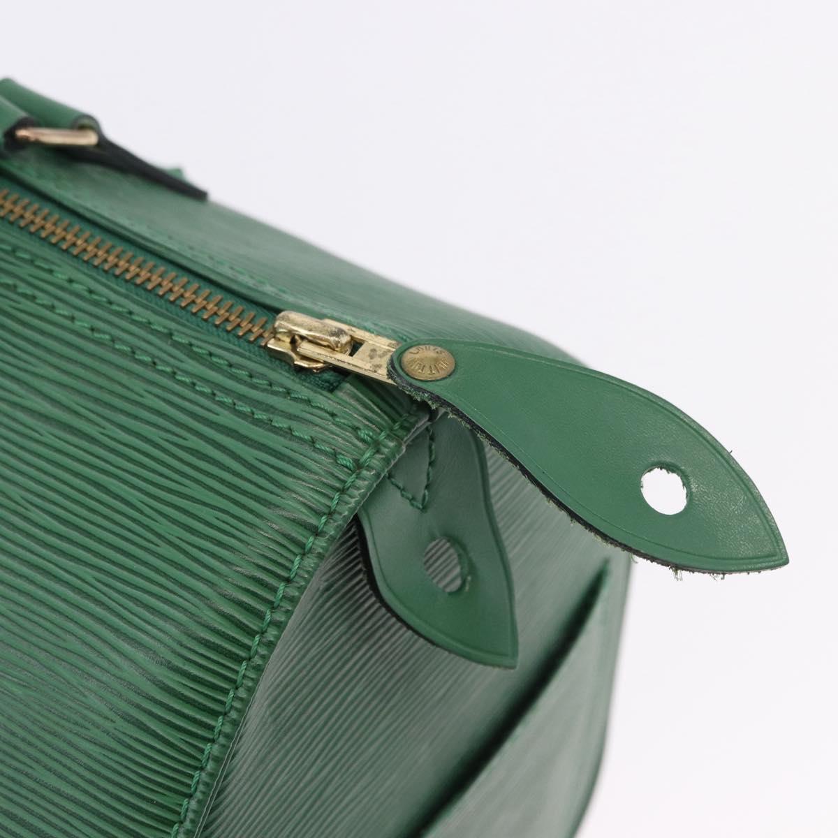 LOUIS VUITTON Epi Speedy 30 Hand Bag Borneo Green M43004 LV Auth BA14310A