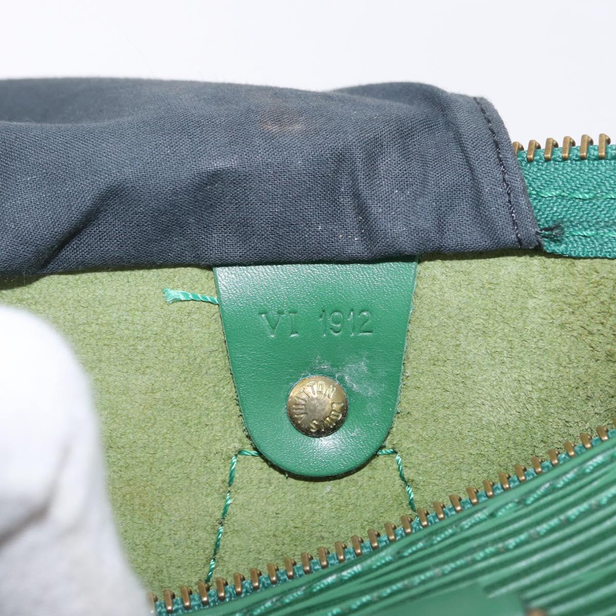 LOUIS VUITTON Epi Speedy 30 Hand Bag Borneo Green M43004 LV Auth BA14310A