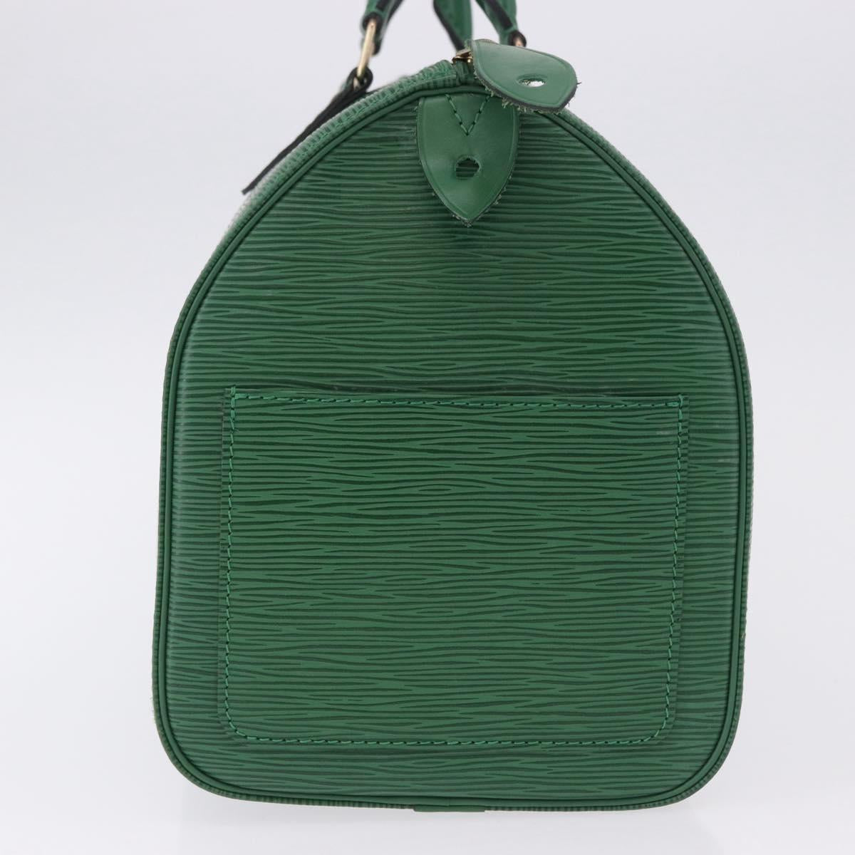 LOUIS VUITTON Epi Speedy 30 Hand Bag Borneo Green M43004 LV Auth BA14310A