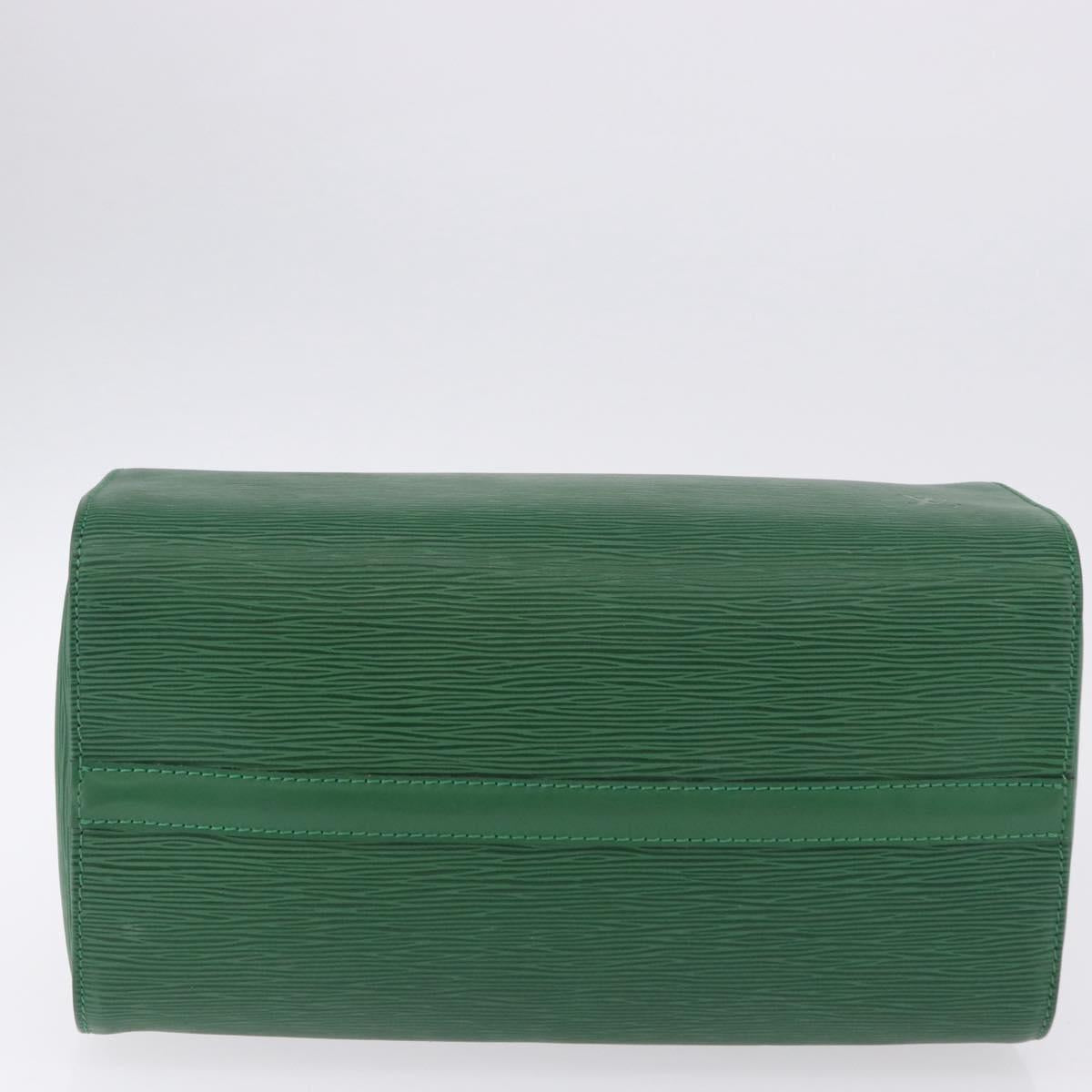 LOUIS VUITTON Epi Speedy 30 Hand Bag Borneo Green M43004 LV Auth BA14310A