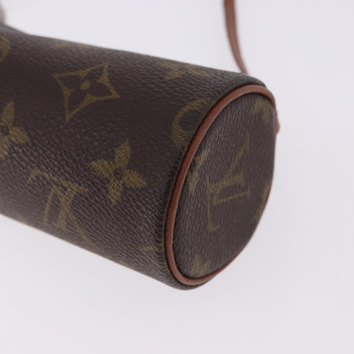LOUIS VUITTON Monogram Papillon Pouch LV Auth BA14314