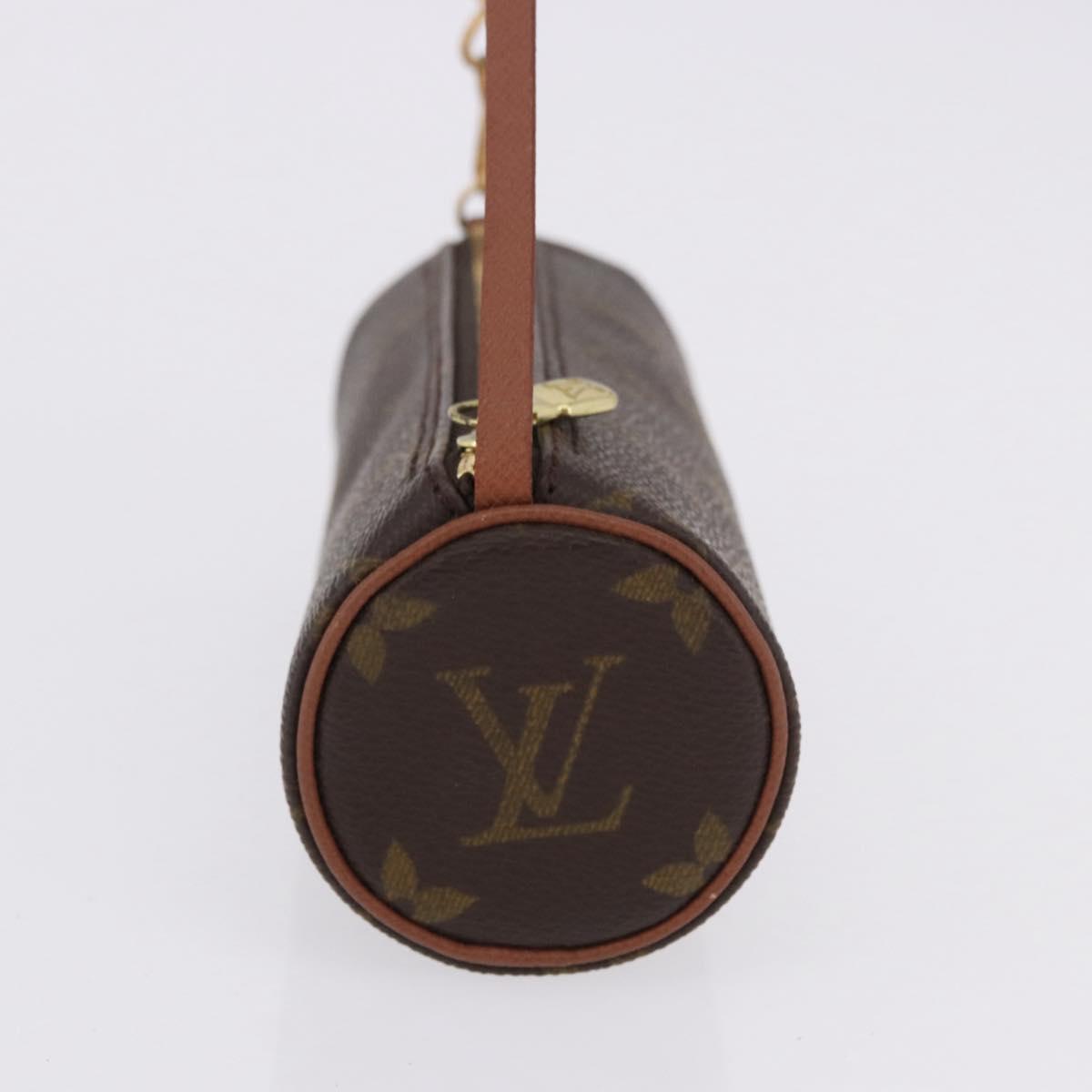 LOUIS VUITTON Monogram Papillon Pouch LV Auth BA14314