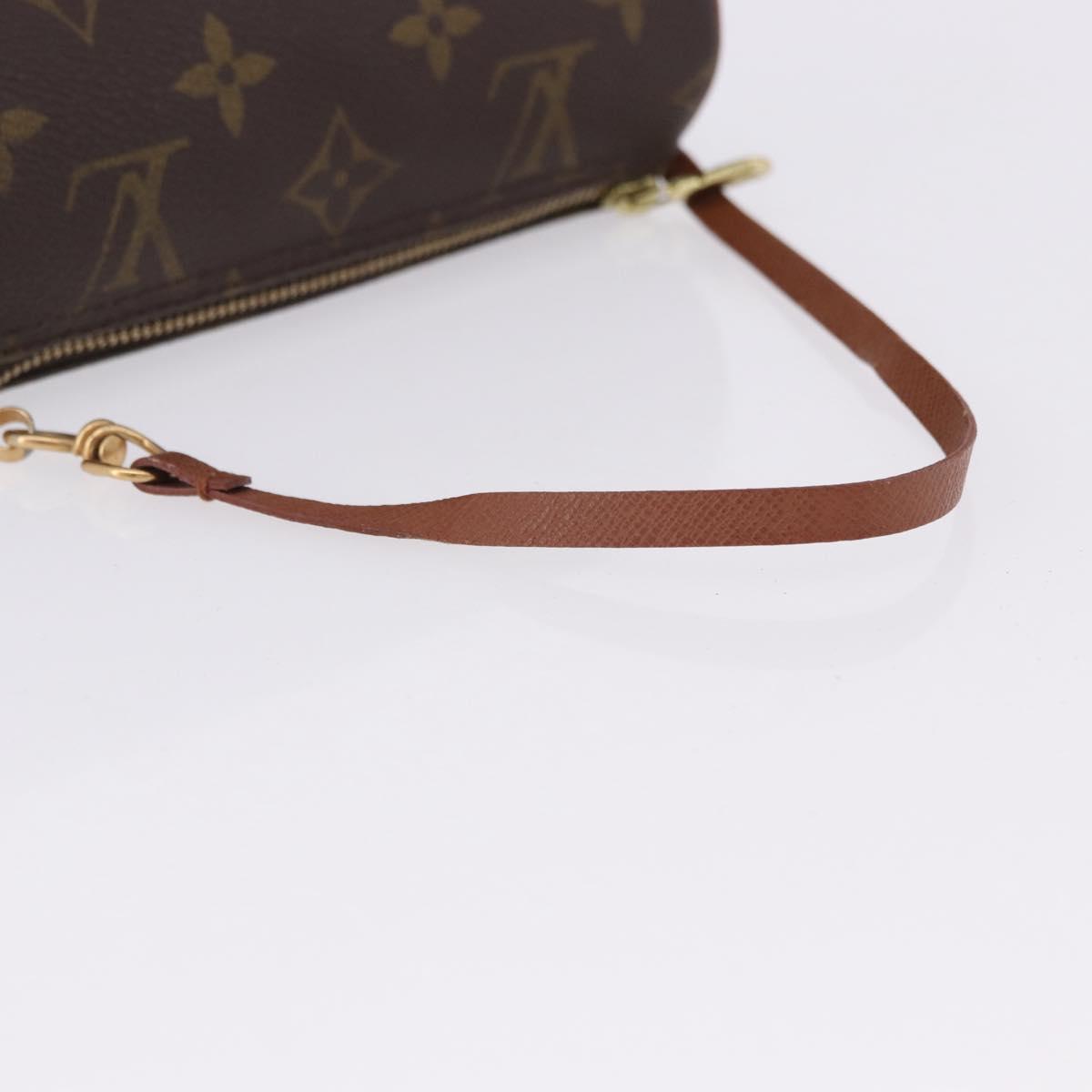 LOUIS VUITTON Monogram Papillon Pouch LV Auth BA14314
