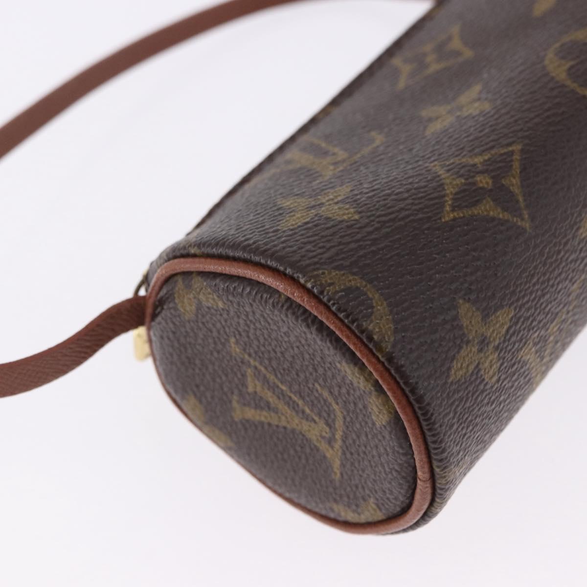 LOUIS VUITTON Monogram Papillon Pouch LV Auth BA14315