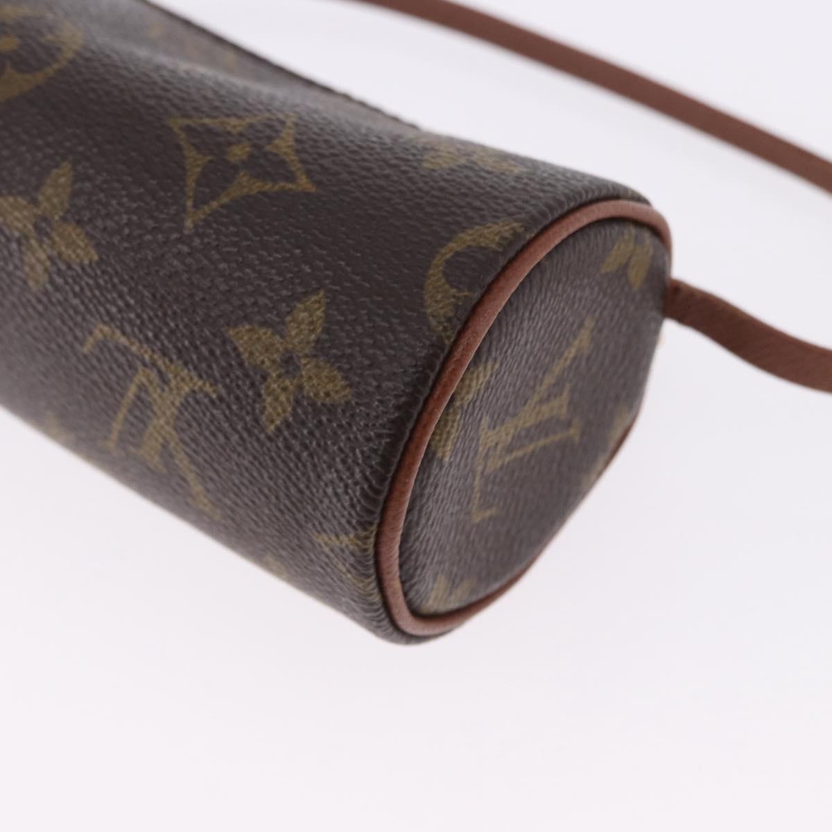 LOUIS VUITTON Monogram Papillon Pouch LV Auth BA14315
