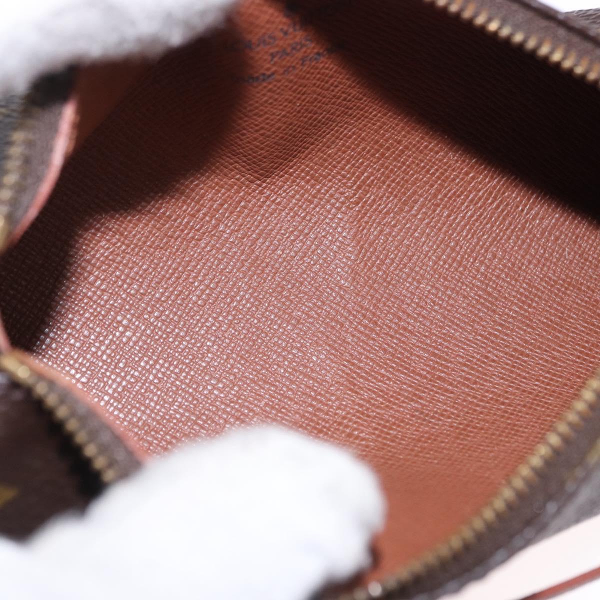 LOUIS VUITTON Monogram Papillon Pouch LV Auth BA14315