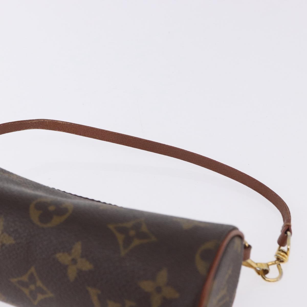 LOUIS VUITTON Monogram Papillon Pouch LV Auth BA14315