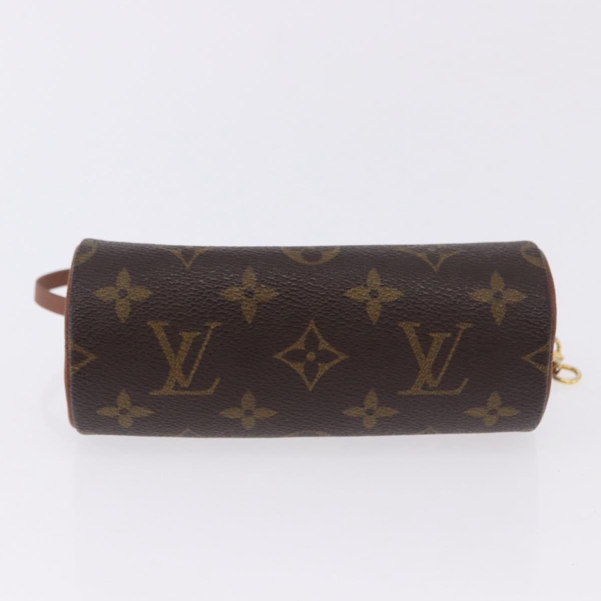 LOUIS VUITTON Monogram Papillon Pouch LV Auth BA14315
