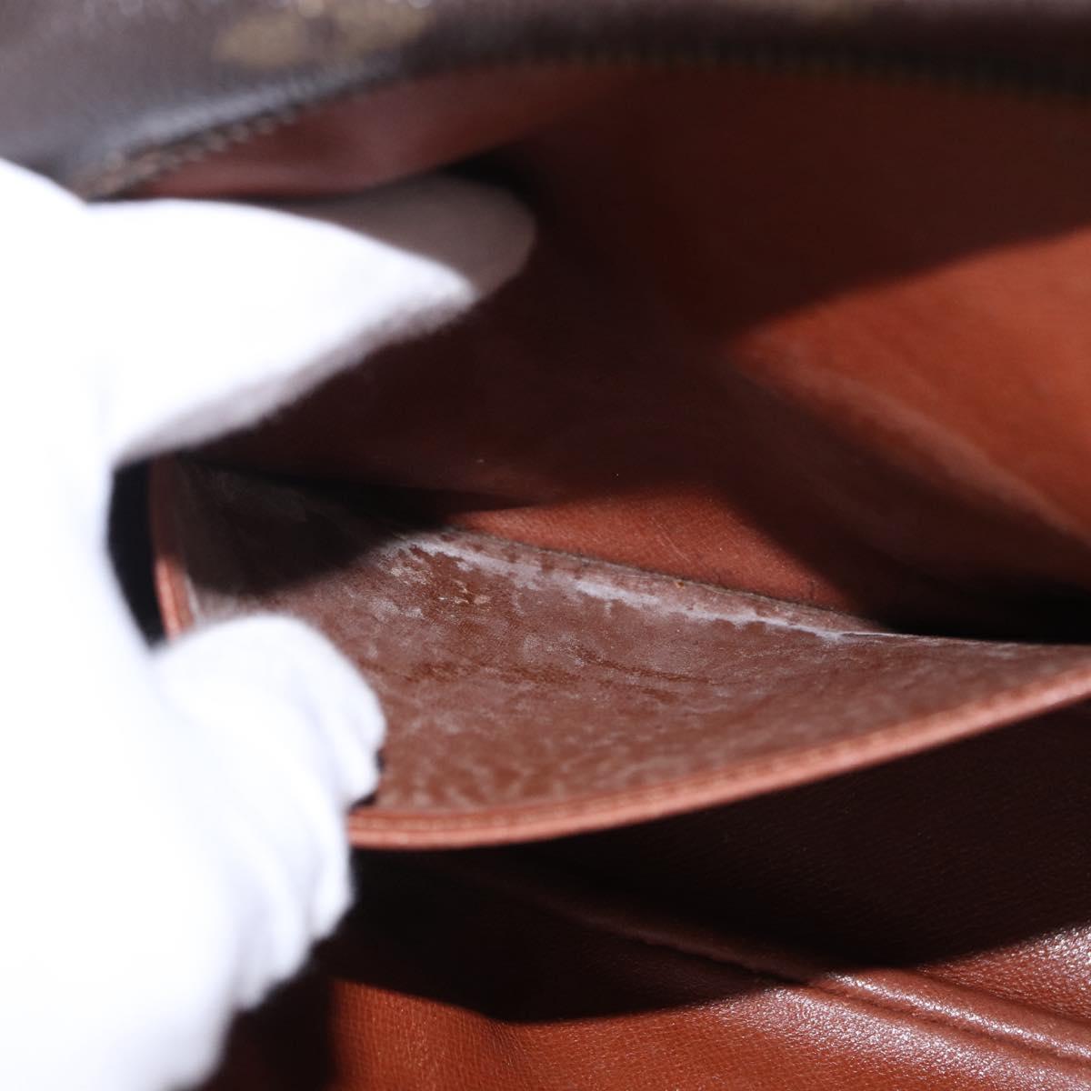 LOUIS VUITTON Monogram Compiegne 28 Clutch Bag M51845 LV Auth BA14316