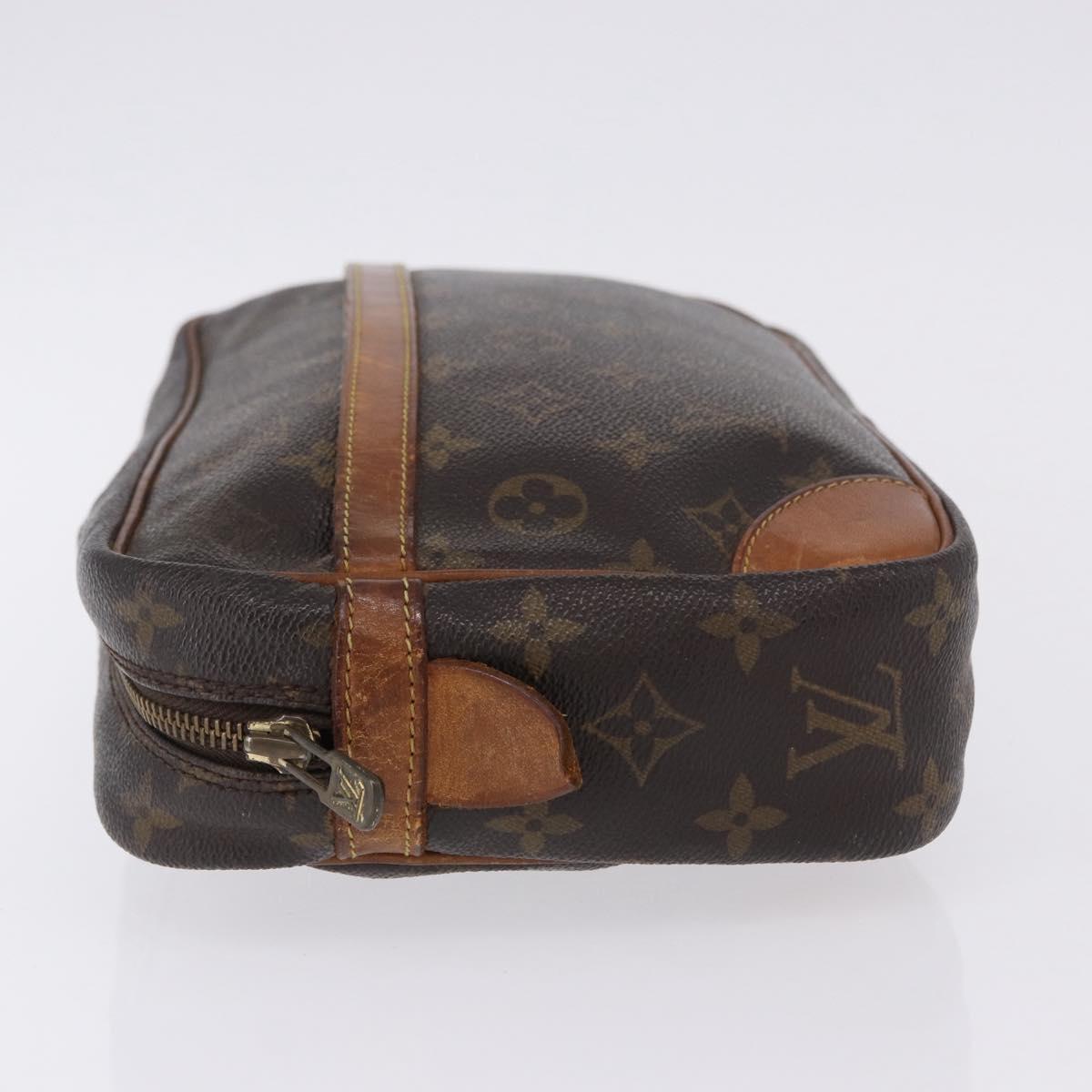 LOUIS VUITTON Monogram Compiegne 28 Clutch Bag M51845 LV Auth BA14316