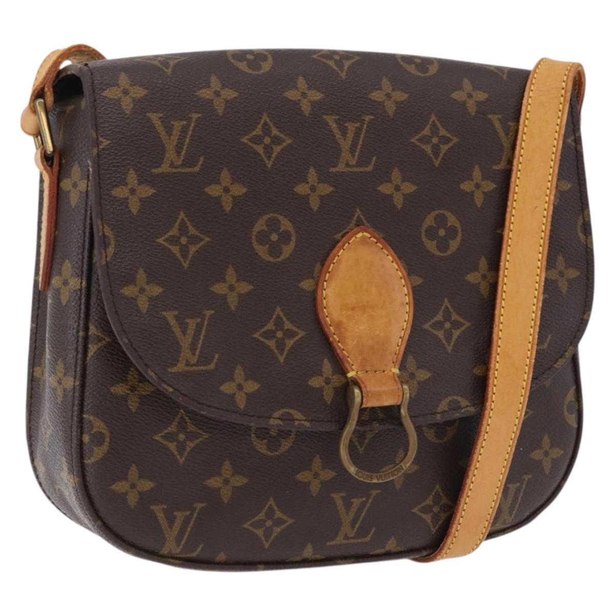 LOUIS VUITTON Monogram Saint Cloud GM Shoulder Bag M51242 LV Auth BA14321