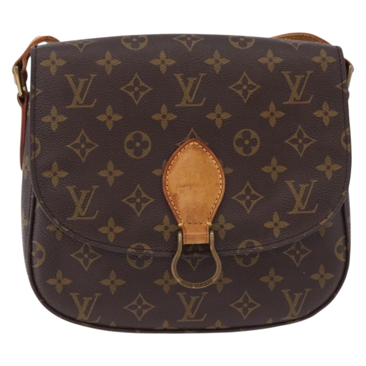 LOUIS VUITTON Monogram Saint Cloud GM Shoulder Bag M51242 LV Auth BA14321
