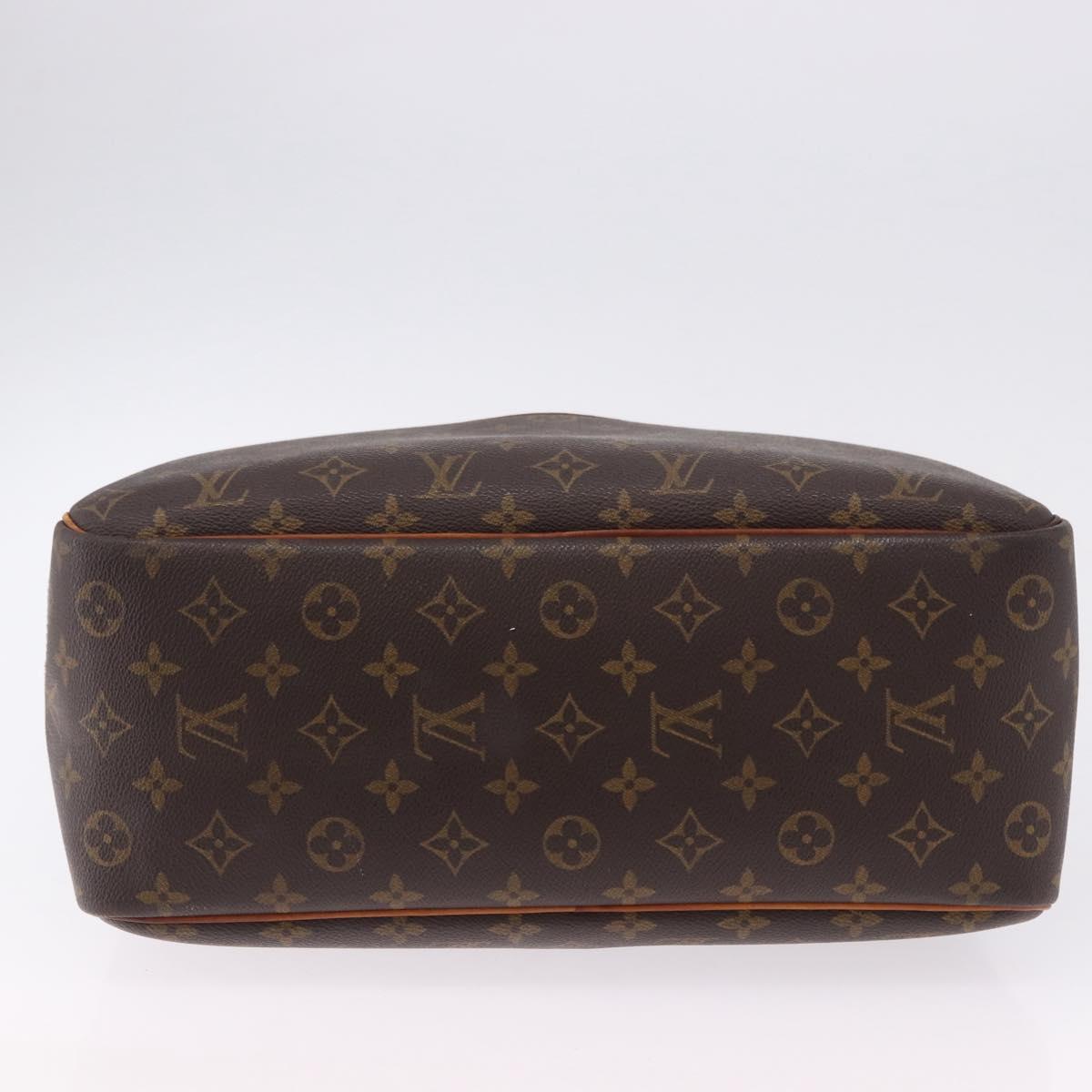 LOUIS VUITTON Monogram Deauville Hand Bag M47270 LV Auth BA14324