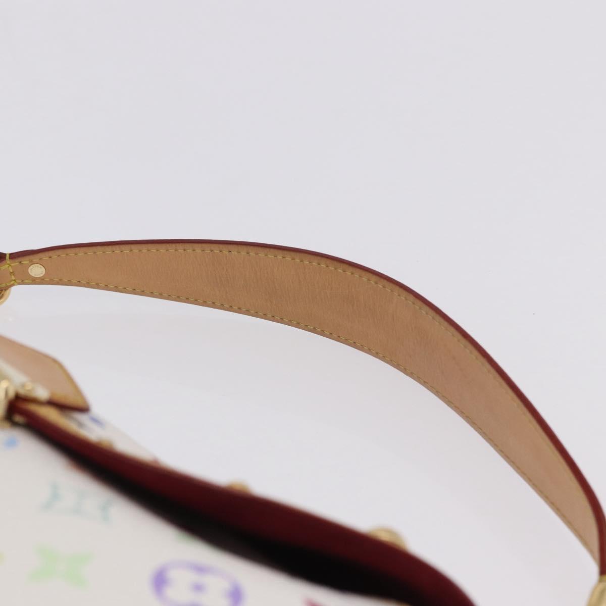 LOUIS VUITTON Monogram Multicolor Beverly MM Bag White M40203 LV Auth BA14326SV