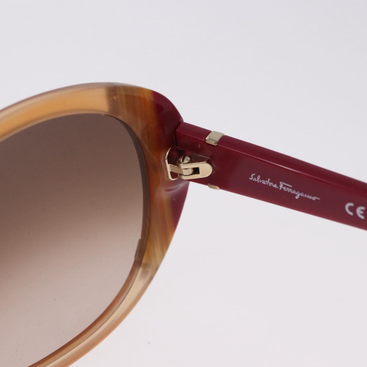 Salvatore Ferragamo Sunglasses plastic Pink Auth BA14332