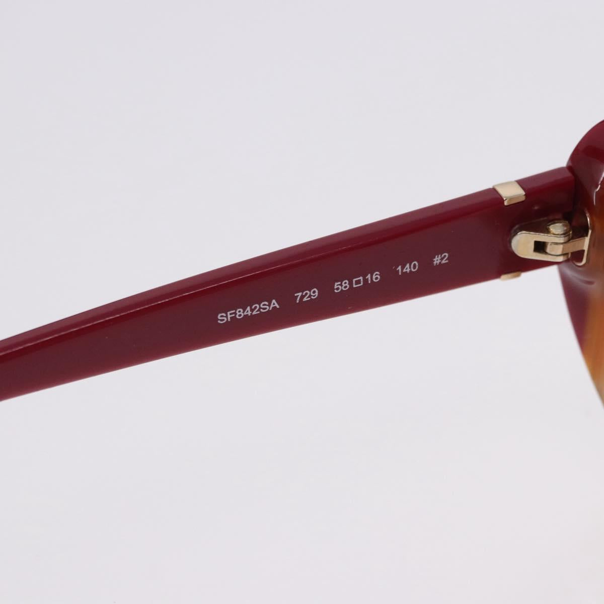 Salvatore Ferragamo Sunglasses plastic Pink Auth BA14332