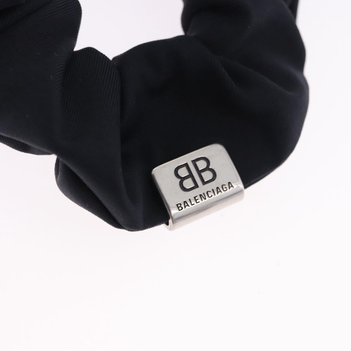 BALENCIAGA Shush Hair Tie Polymiad Black Auth BA14334A