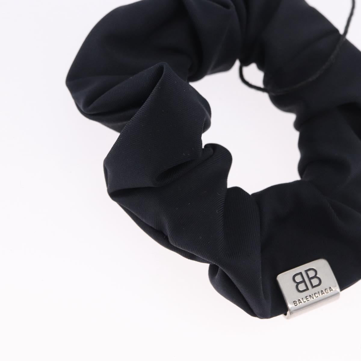 BALENCIAGA Shush Hair Tie Polymiad Black Auth BA14334A