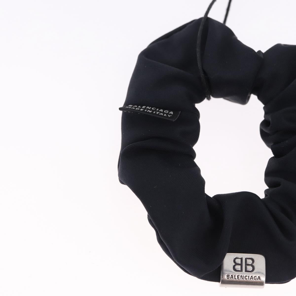 BALENCIAGA Shush Hair Tie Polymiad Black Auth BA14334A