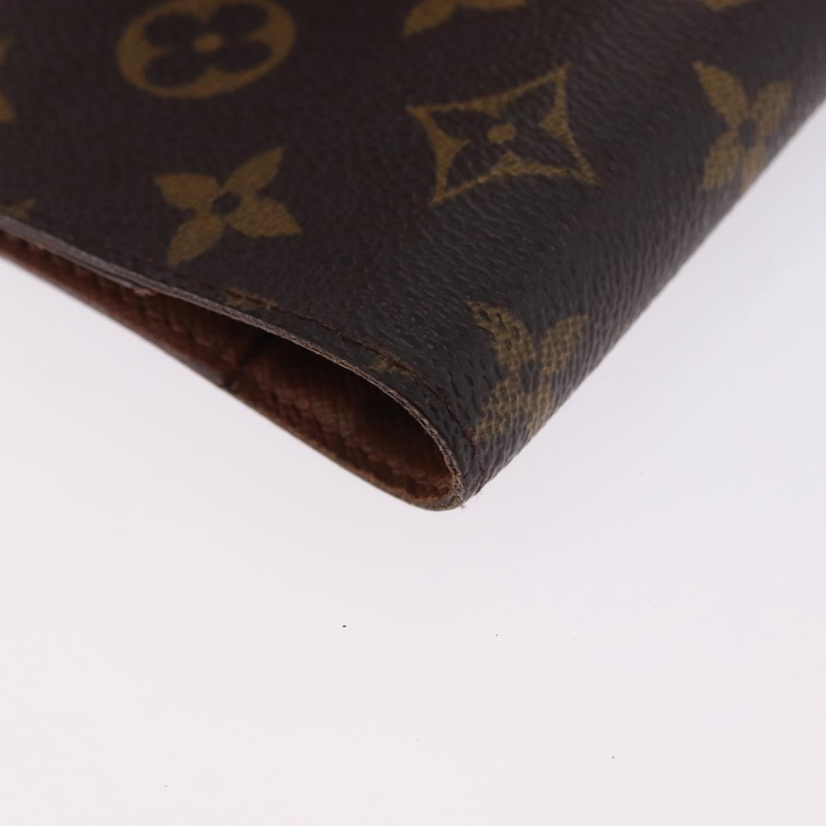 LOUIS VUITTON Monogram Agenda PM Day Planner Cover R20005 LV Auth BA14337