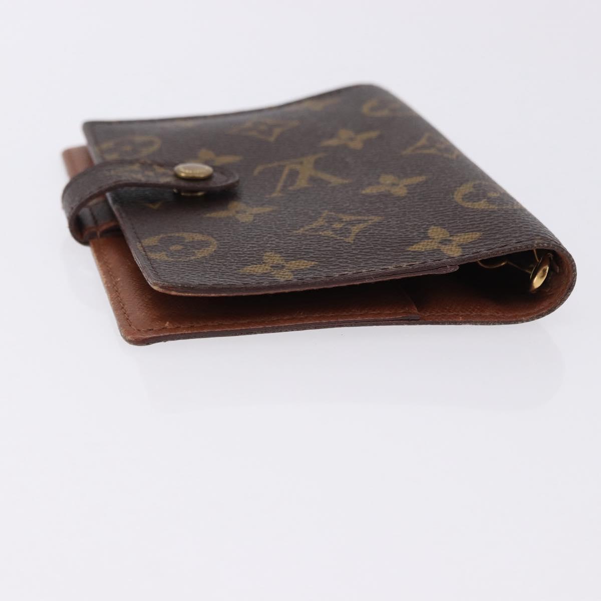 LOUIS VUITTON Monogram Agenda PM Day Planner Cover R20005 LV Auth BA14337