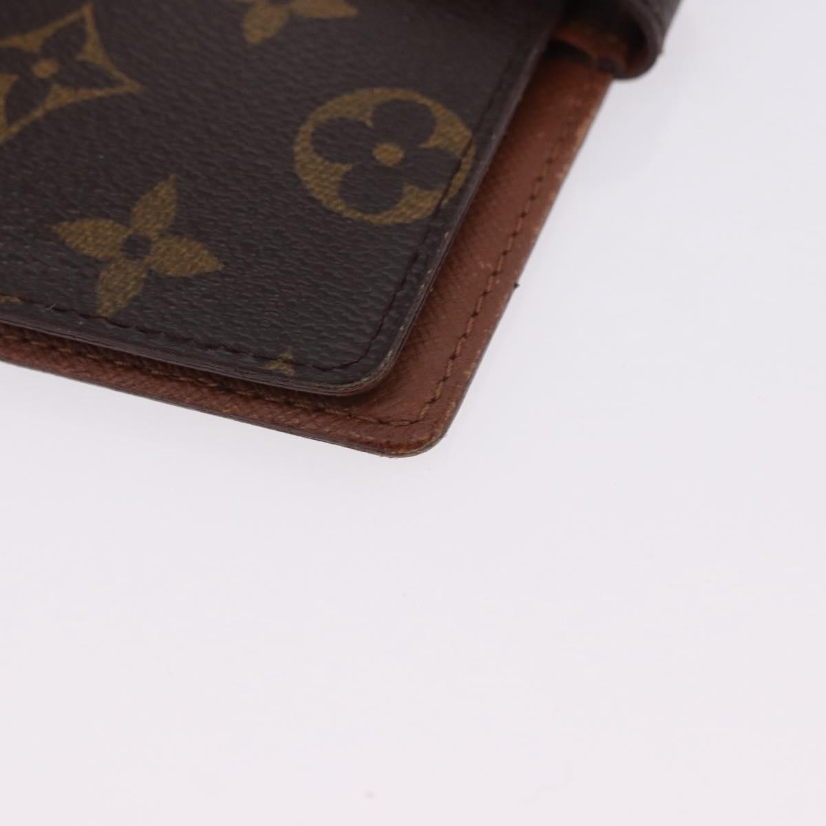 LOUIS VUITTON Monogram Agenda PM Day Planner Cover R20005 LV Auth BA14337