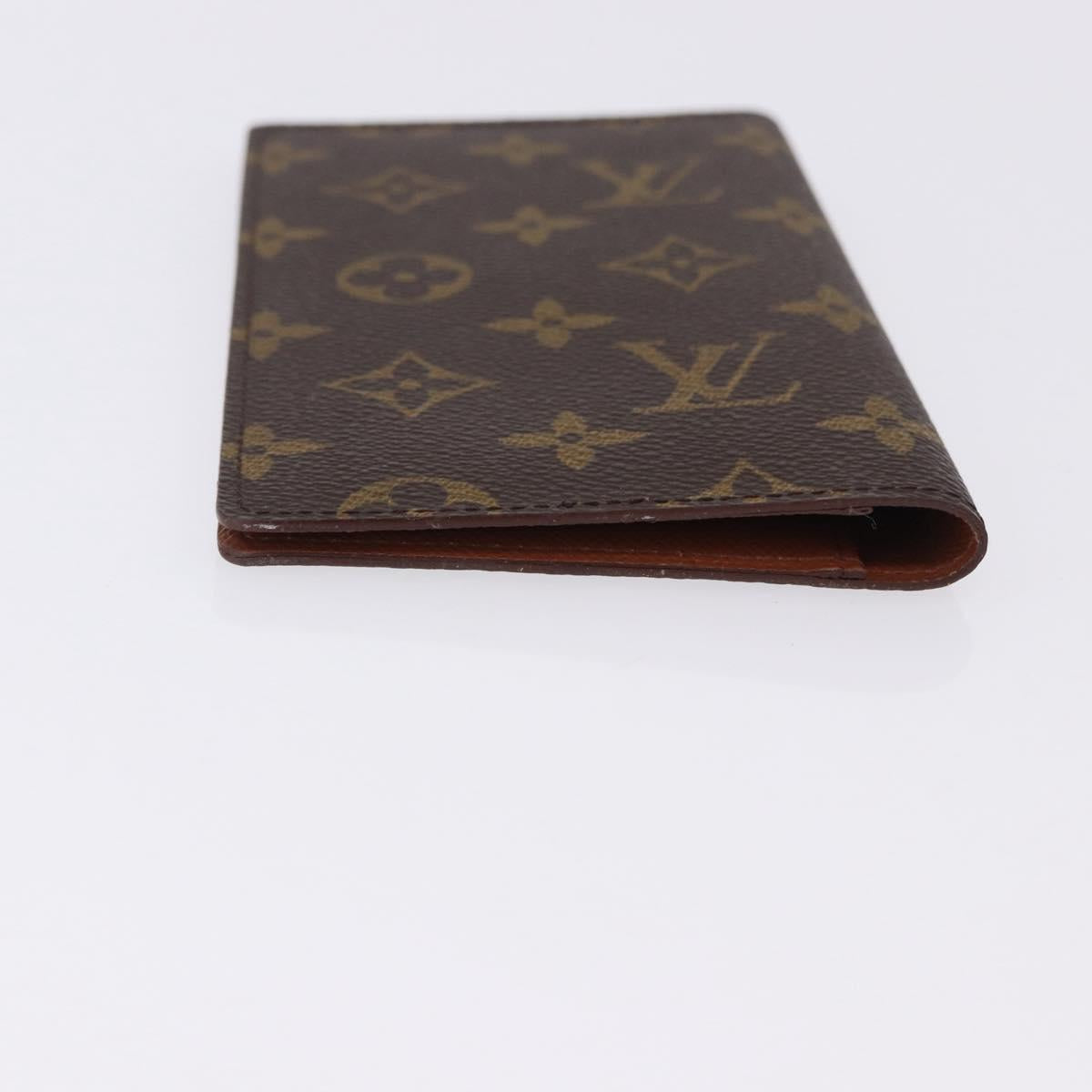 LOUIS VUITTON Monogram Agenda Poche Note Cover R20503 LV Auth BA14339