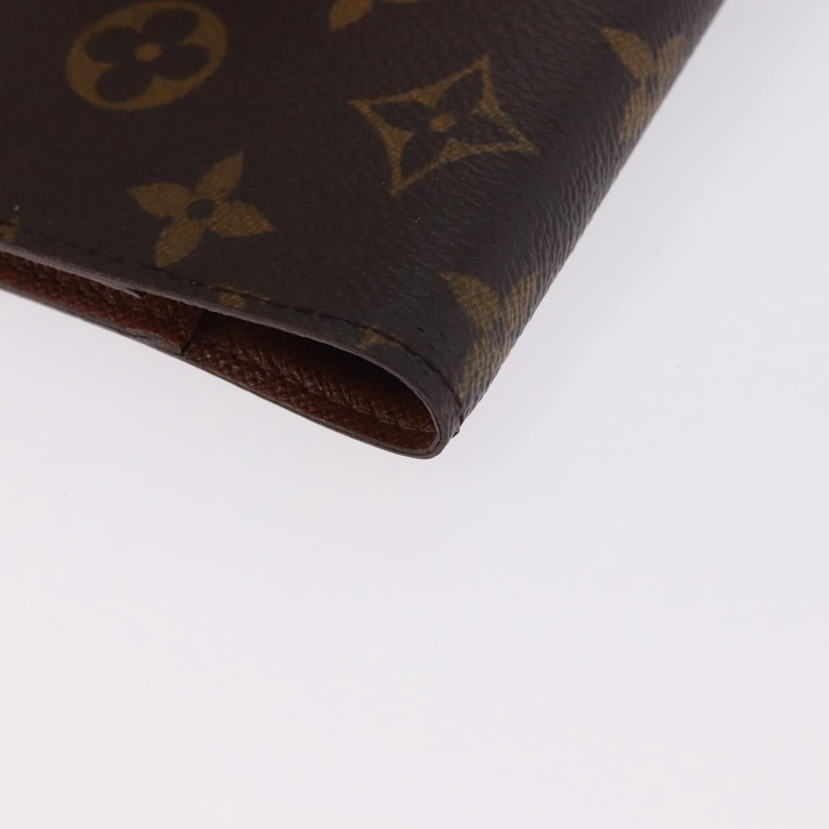 LOUIS VUITTON Monogram Agenda PM Day Planner Cover R20005 LV Auth BA14340