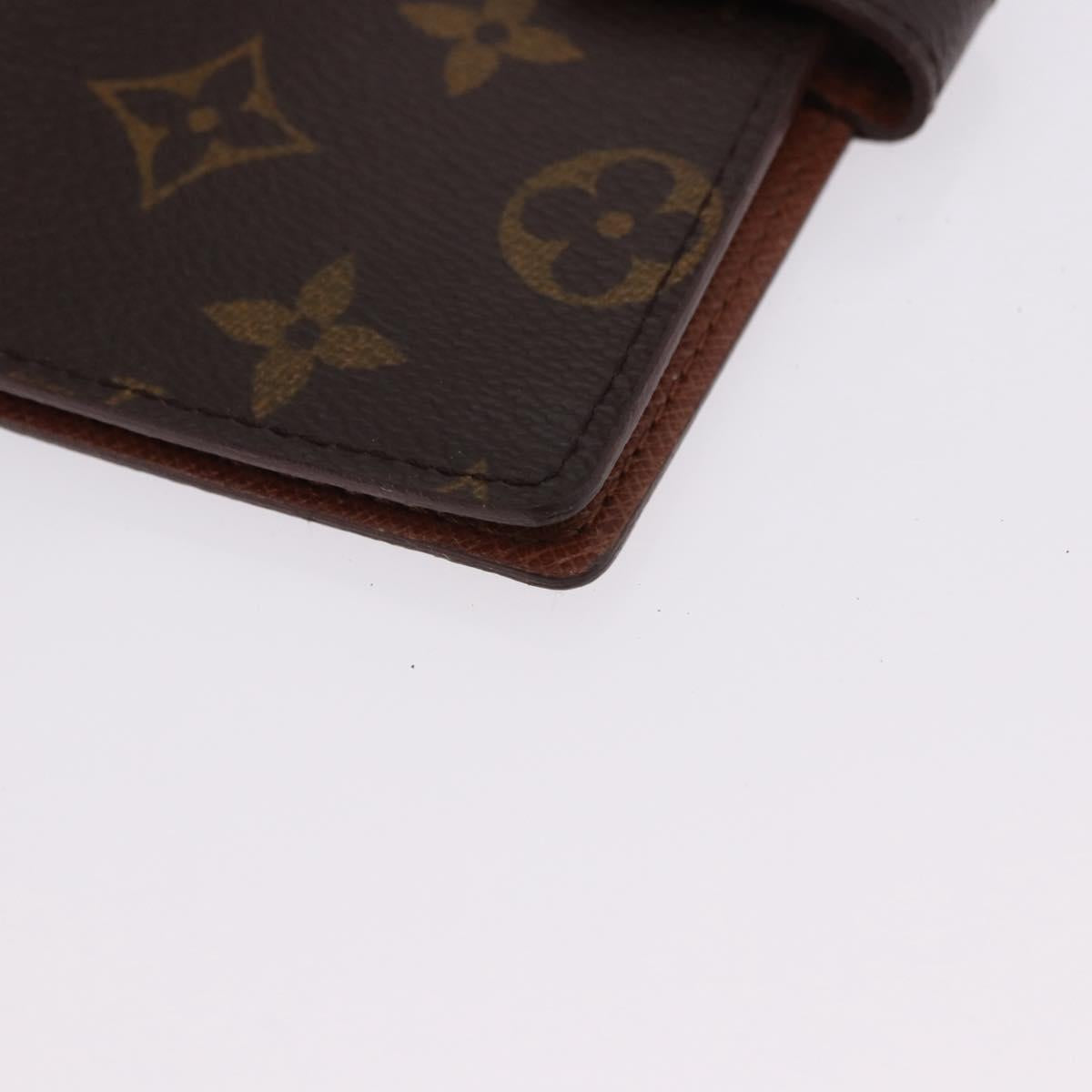 LOUIS VUITTON Monogram Agenda PM Day Planner Cover R20005 LV Auth BA14340