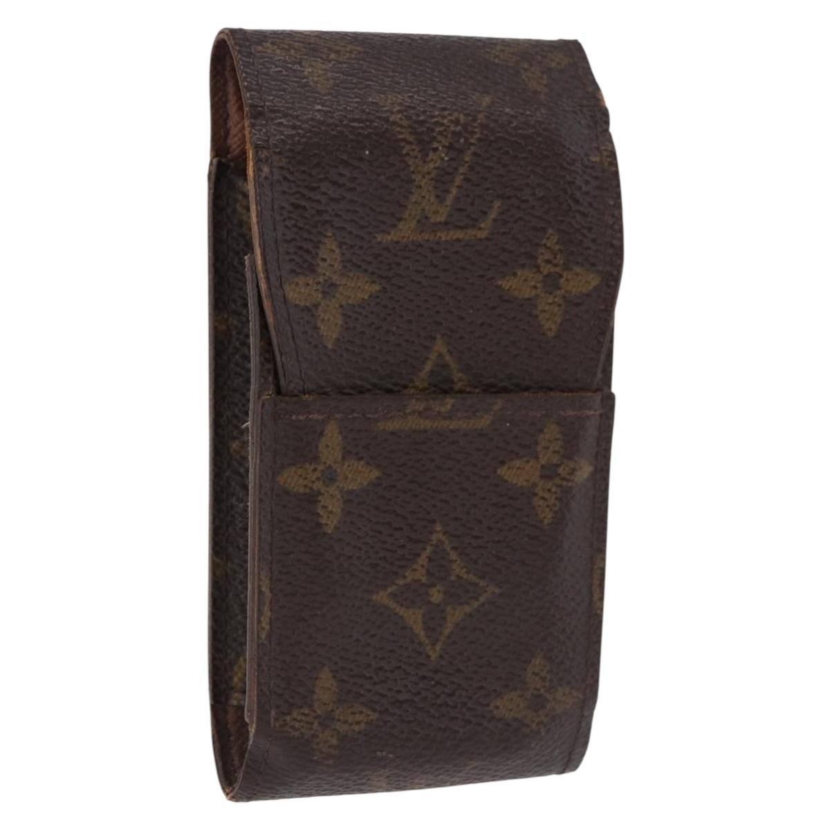 LOUIS VUITTON Monogram Etui Cigarette Case M63024 LV Auth BA14341