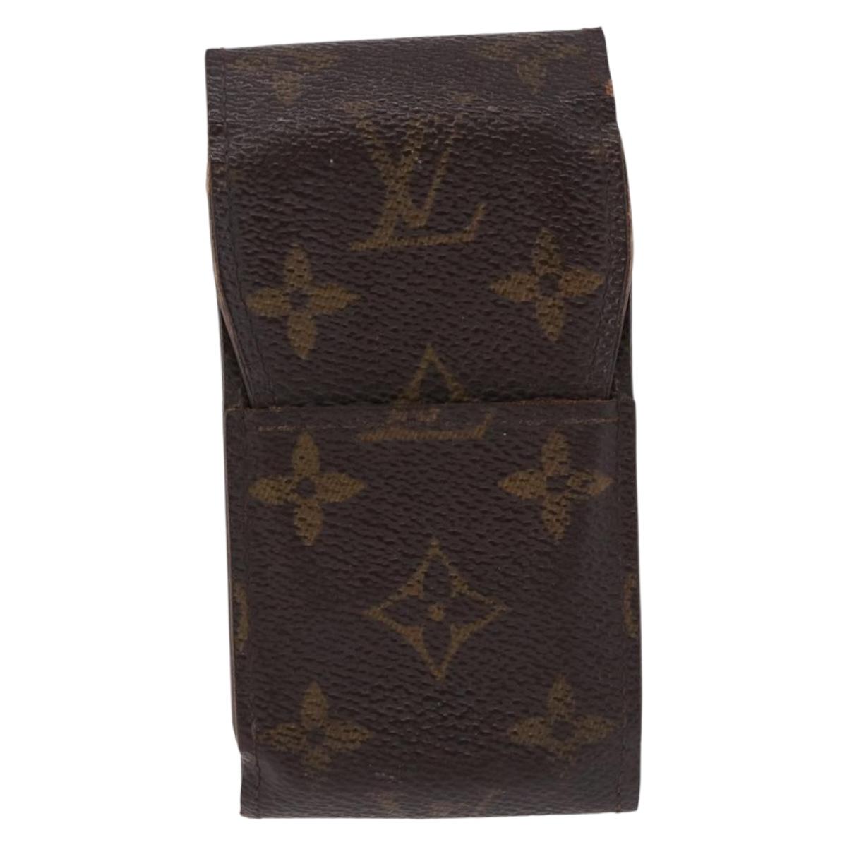 LOUIS VUITTON Monogram Etui Cigarette Case M63024 LV Auth BA14341