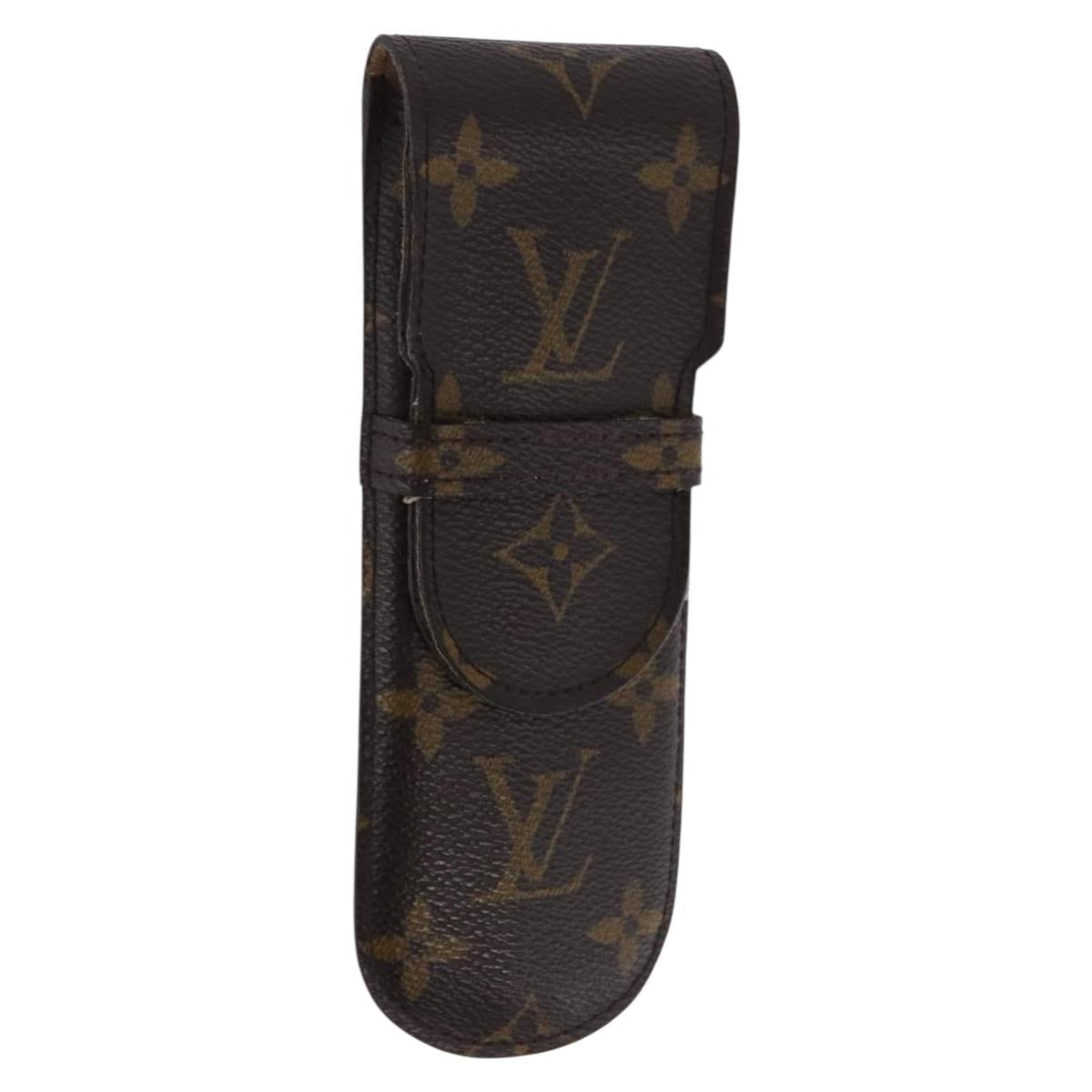LOUIS VUITTON Monogram Etui Stilo Pen Case M62990 LV Auth BA14343